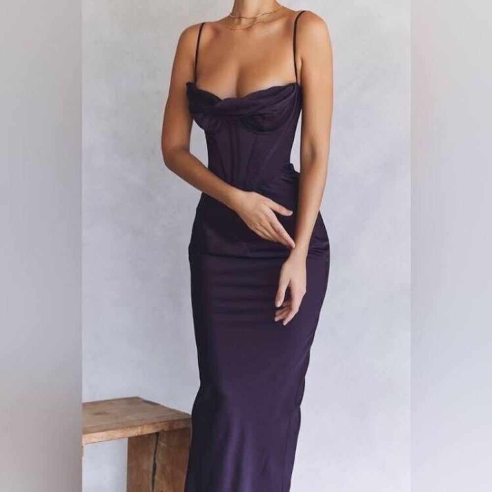 House of CB CHARMAINE
Night Shade Corset Maxi Dress XS